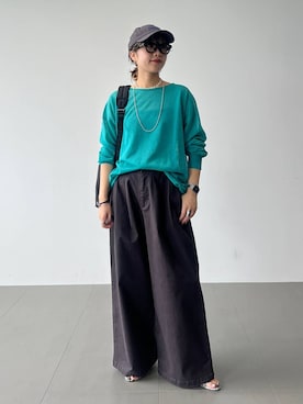 「SOAC（ソーク）のアイテム」を使った、byyamaguchiさん（レディース・161cm）の秋コーディネート