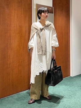 「COTTO（コトゥー）のアイテム」を使った、byyamaguchiさん（レディース・162cm）の春コーディネート