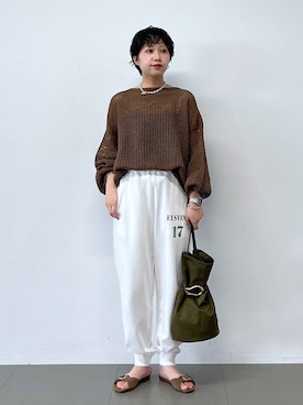 「LE VERNIS（ル・ベルニ）のアイテム」を使った、byyamaguchiさん（レディース・162cm）の冬コーディネート