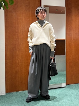 「Beau're（ヴュレ）のアイテム」を使った、byyamaguchiさん（レディース・162cm）の冬コーディネート