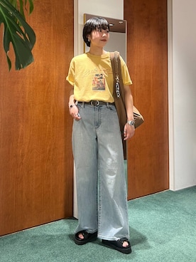 「GOOD ROCK SPEED（グッドロックスピード）のアイテム」を使った、byyamaguchiさん（レディース・162cm）の春コーディネート