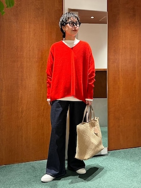 「BARNYARDSTORM（バンヤードストーム）のアイテム」を使った、byyamaguchiさん（レディース・162cm）の冬コーディネート