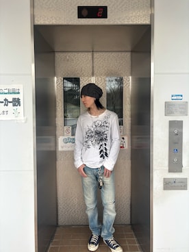 「ITTI（イッチ）のアイテム」を使った、katotapiさん（メンズ・168cm）の春コーディネート