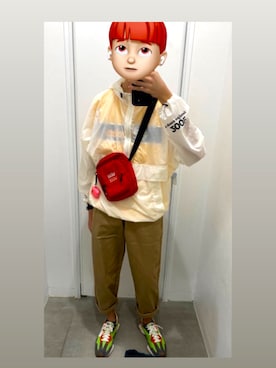 「VANS（バンズ）のアイテム（バッグ）」を使った、vAMPさん（メンズ・175cm）の秋コーディネート