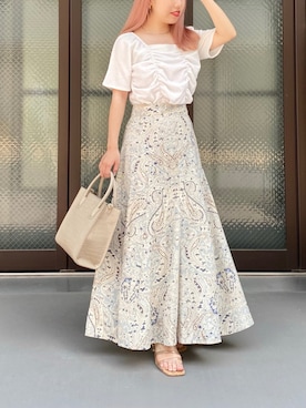 「ブラウスコーデ」｜misumiさん（レディース・148cm）の夏コーディネート