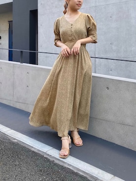 「RAY CASSIN（レイカズン）のアイテム（ワンピース/ドレス）」を使った、misumiさん（レディース・148cm）の秋コーディネート