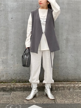 「frames RAY CASSIN（フレームスレイカズン）のアイテム」を使った、misumiさん（レディース・148cm）の春コーディネート