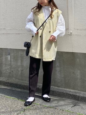 「frames RAY CASSIN（フレームスレイカズン）のアイテム（ジャケット/アウター）」を使った、misumiさん（レディース・148cm）の春コーディネート