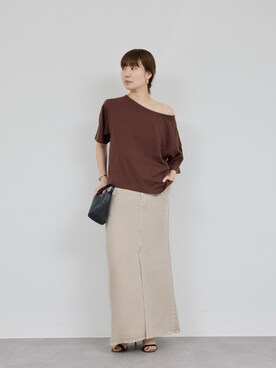 「gallardagalante」｜「アイテム（Tシャツ/カットソー）」を使った、gg__erinaさん（レディース・165cm）の夏コーディネート