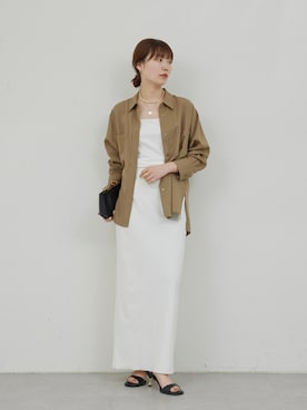 「gallardagalante」｜「アイテム（キャミソール）」を使った、gg__erinaさん（レディース・165cm）の冬コーディネート