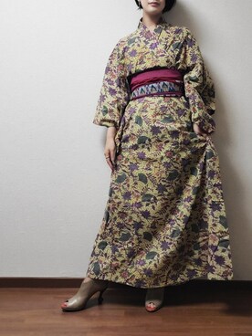 ブーティを使った 浴衣 の人気ファッションコーディネート Wear