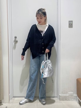 「アイテム（ピアス（両耳用））」を使った、まるこさん（レディース・156cm・30代）の秋コーディネート