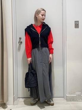 まるこさん（レディース・156cm）の春コーディネート