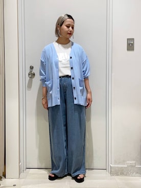 まるこさん（レディース・156cm）の夏コーディネート