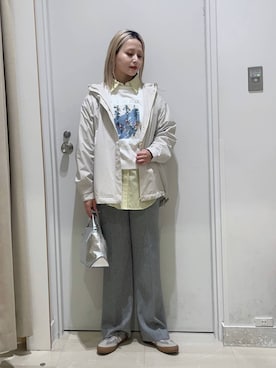 まるこさん（レディース・156cm）の冬コーディネート