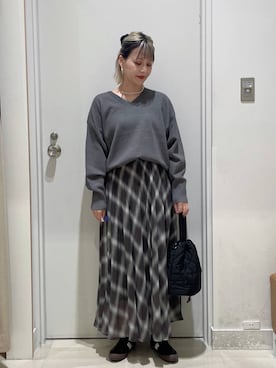 「アイテム（チョーカー）」を使った、まるこさん（レディース・156cm・30代）の秋コーディネート