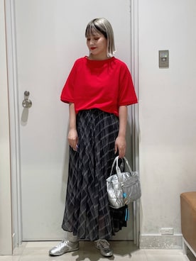 「アイテム（スカート）」を使った、まるこさん（レディース・156cm・30代）の秋コーディネート