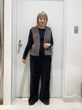 まるこさん（レディース・156cm）の秋コーディネート