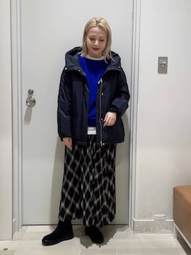 「GLOBAL WORK（グローバルワーク）のふわふわHugmeドルマンプルオーバー/595406（ニット/セーター）」を使った、まるこさん（レディース・156cm）の秋コーディネート