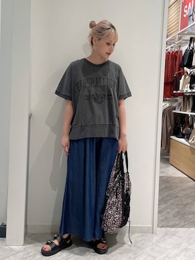 「アイテム（バックパック/リュック）」を使った、まるこさん（レディース・156cm・30代）の夏コーディネート