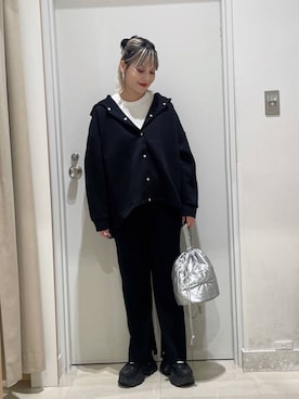 「アイテム（シュシュ）」を使った、まるこさん（レディース・156cm・30代）の秋コーディネート