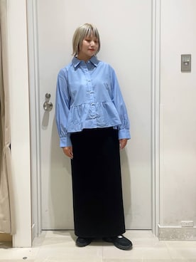 まるこさん(レディース・156cm)の秋コーディネート