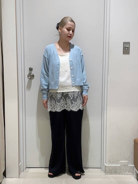 「GLOBAL WORK（グローバルワーク）のアイテム（シューズ）」を使った、まるこさん（レディース・156cm）の春コーディネート