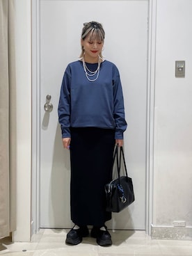 「アイテム（シュシュ）」を使った、まるこさん（レディース・156cm・30代）の秋コーディネート