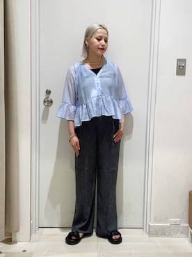 まるこさん(レディース・156cm)の夏コーディネート