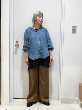 まるこさん(レディース・156cm)の秋コーディネート