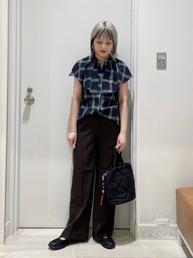 「アイテム（ハンドバッグ）」を使った、まるこさん（レディース・156cm・30代）の夏コーディネート