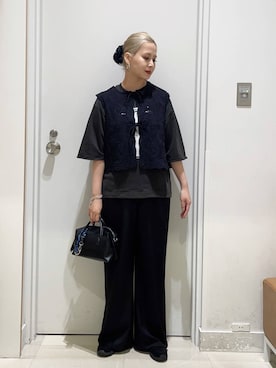 「GLOBAL WORK（グローバルワーク）のアイテム（スウェット）」を使った、まるこさん（レディース・156cm）の春コーディネート