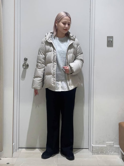 セール】ウツクシルエット撥水ダウンブルゾン/497167（ダウン