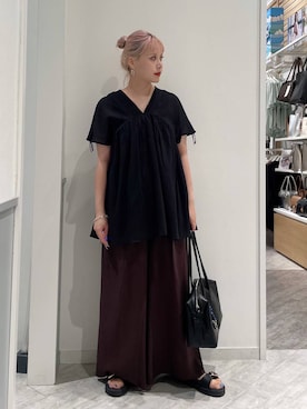 「アイテム（キャミソール）」を使った、まるこさん（レディース・156cm・30代）の夏コーディネート