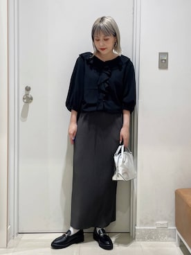 「アイテム（タンクトップ）」を使った、まるこさん（レディース・156cm・30代）の夏コーディネート