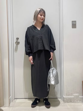 「キャミソール」｜まるこさん（レディース・156cm・30代）の秋コーディネート