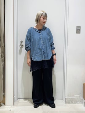 まるこさん（レディース・156cm）の夏コーディネート