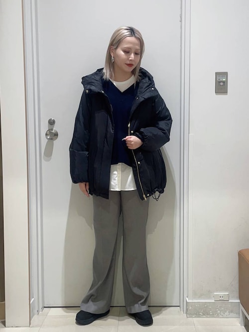 セール】エアリュクスダウンフードブルゾン/495695（ダウンジャケット