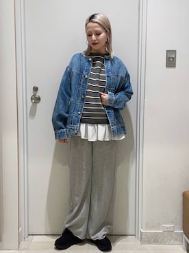 まるこさん（レディース・156cm）の冬コーディネート