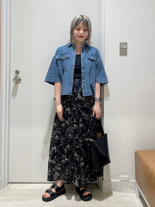 ArgueCultureダメージデニムシャツ 半袖 グルートダメージデニム半袖シャツ - IDF | 60% - アジア