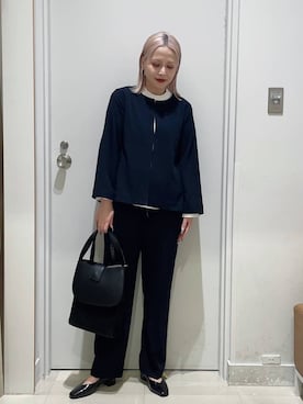 まるこさん（レディース・156cm）の冬コーディネート