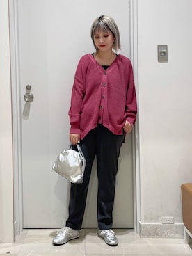 「キャミソール」｜まるこさん（レディース・156cm・30代）の秋コーディネート