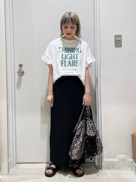 「アイテム（バックパック/リュック）」を使った、まるこさん（レディース・156cm・30代）の夏コーディネート