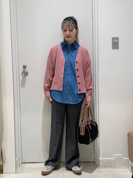 「アイテム（ボストンバッグ）」を使った、まるこさん（レディース・156cm・30代）の秋コーディネート