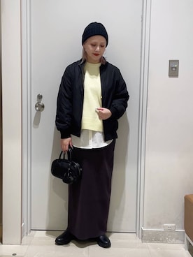 まるこさん(レディース・156cm)の冬コーディネート