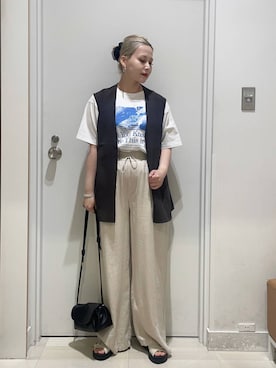 「GLOBAL WORK（グローバルワーク）のアイテム（シューズ）」を使った、まるこさん（レディース・156cm）の春コーディネート