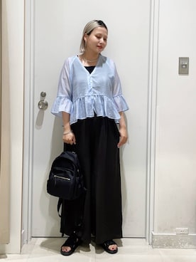 まるこさん(レディース・156cm)の夏コーディネート