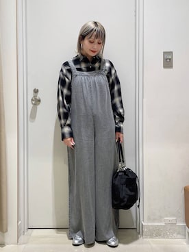 まるこさん（レディース・156cm）の秋コーディネート