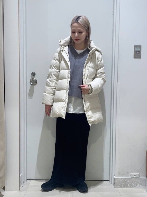 セール】ウツクシルエット撥水ダウンコート/497165（ダウンジャケット