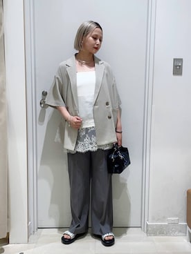 まるこさん(レディース・156cm)の春コーディネート